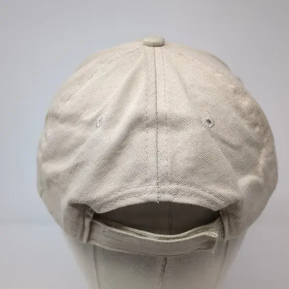 Skagway Alaska Strapback Hat Beige One Size Adjustable Embroidered - Picture 6 of 9